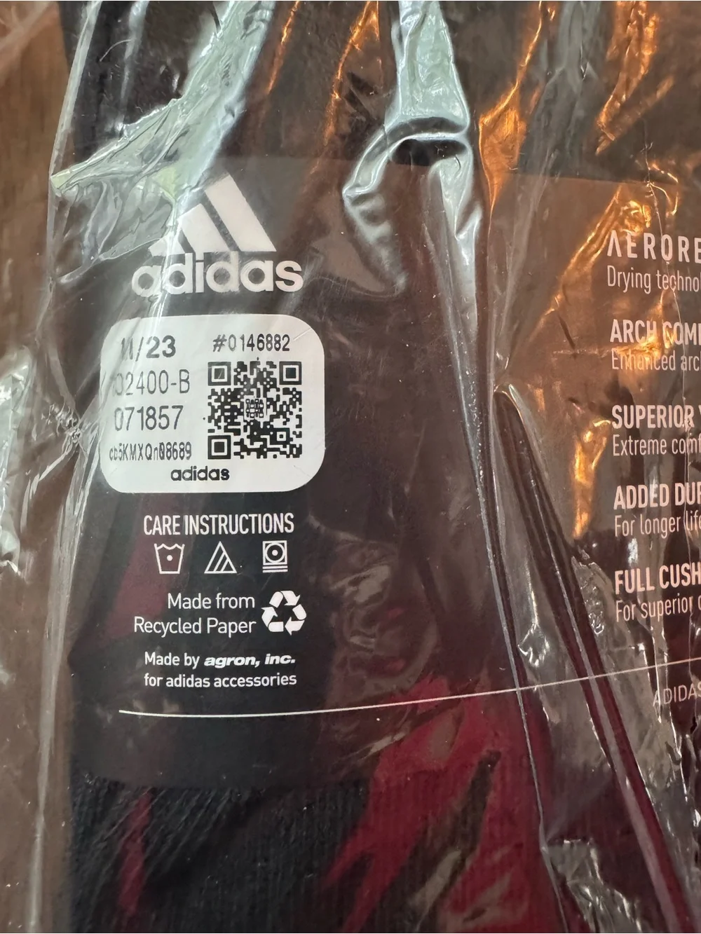 Adidas Men's Cushions Crew Socks - 6 Pack & Goodfellow Crew Socks Bundle